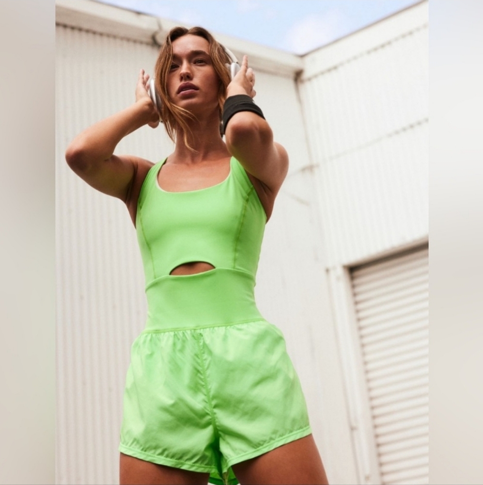 FP Movement by Free People Neon Green Athletic Shorts
